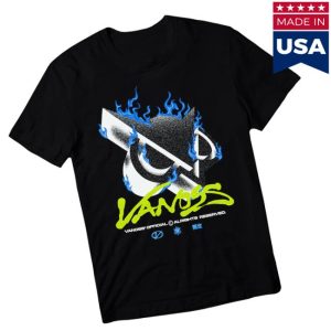 Vanoss Limited Store Merch Vanoss® Burning Black Tee