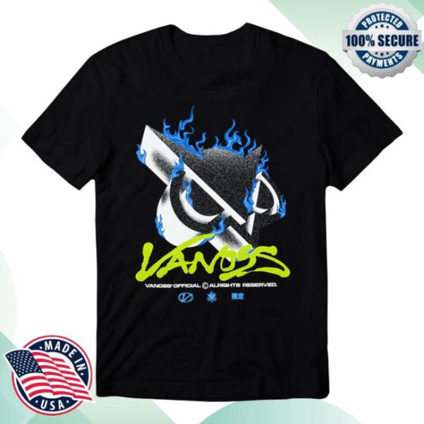 Vanoss Limited Store Merch Vanoss® Burning Black Tee