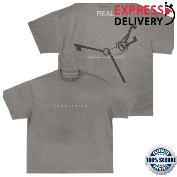 Nfrealmusic Merch Store Shop Grey Perception Keys T-Shirt