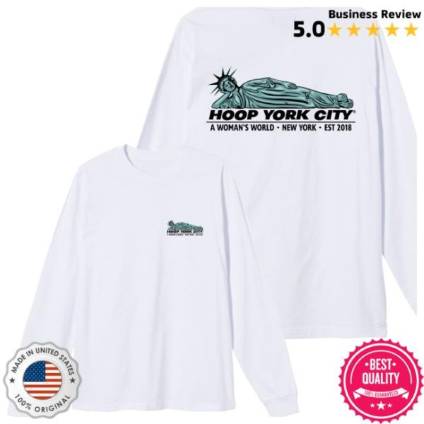 Hoop York City Store Merch A Woman’s World Heavyweight Long Sleeve