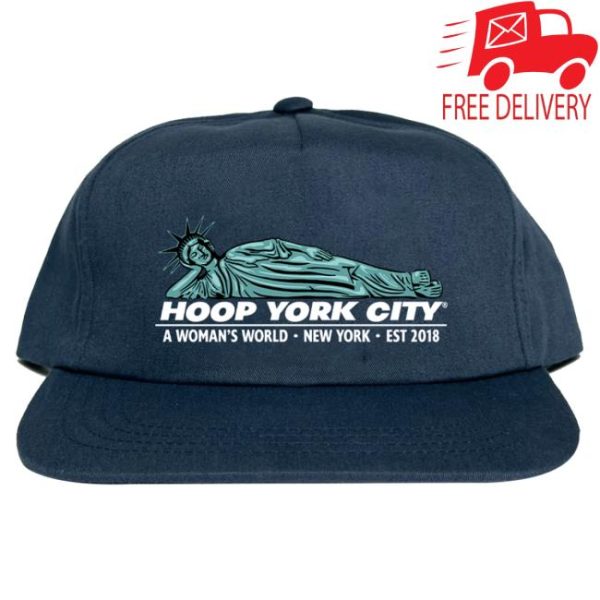 Hoop York City Store Merch A Woman’s World Blue Snapback