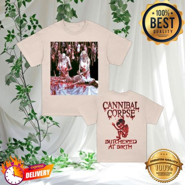 Cannibal Corpse Merch Store Butchered At Birth Poster T-Shirt