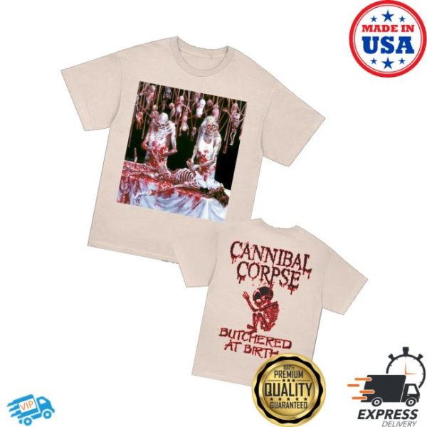 Cannibal Corpse Merch Store Butchered At Birth Poster T-Shirt