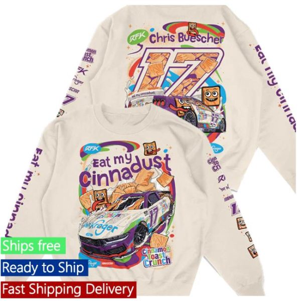 Rfk Shop Store Merch Chris Buescher Kroger Cinnamon Toast Crunch Crewneck Sweatshirt