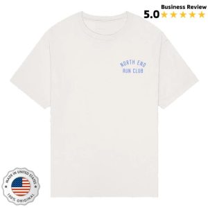 North End Run Club Merch Store Flight Tee Vintage White