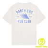 kenny North End Run Club Merch Store Flight Tee Vintage Whitea