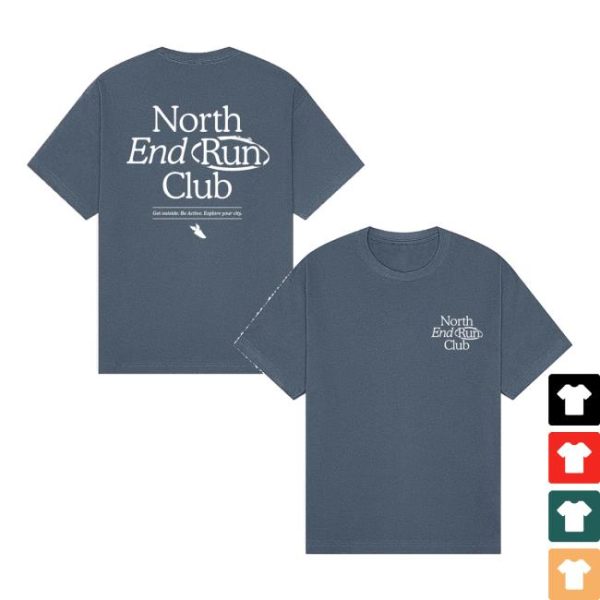 North End Run Club Merch Store Mission Tee