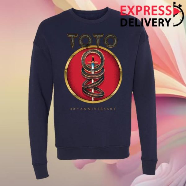 Toto Merch Store 40Th Anniversary Crewneck