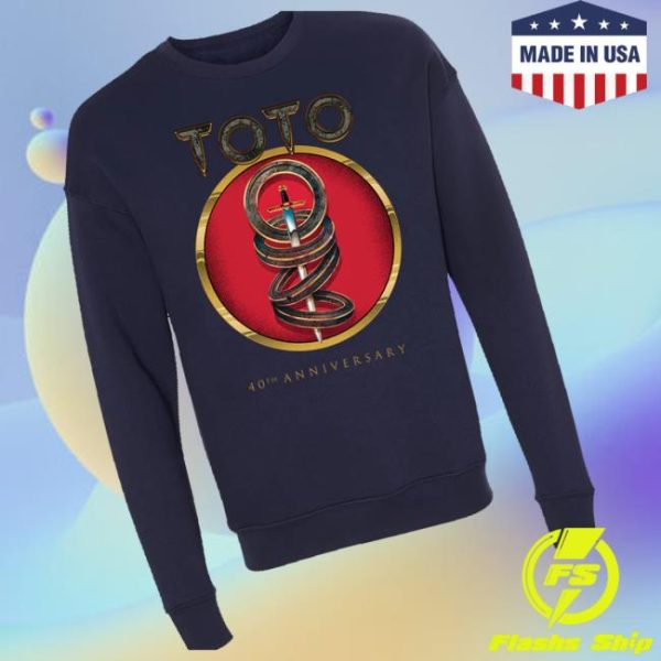 Toto Merch Store 40Th Anniversary Crewneck