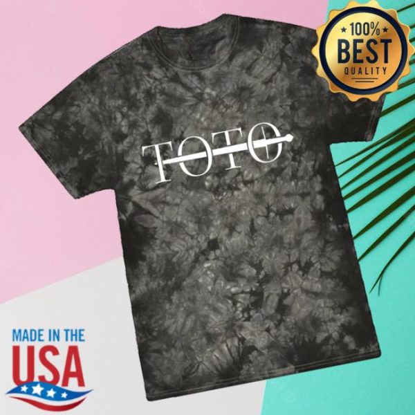 Toto Merch Store Sword Logo Tie Dye Tee
