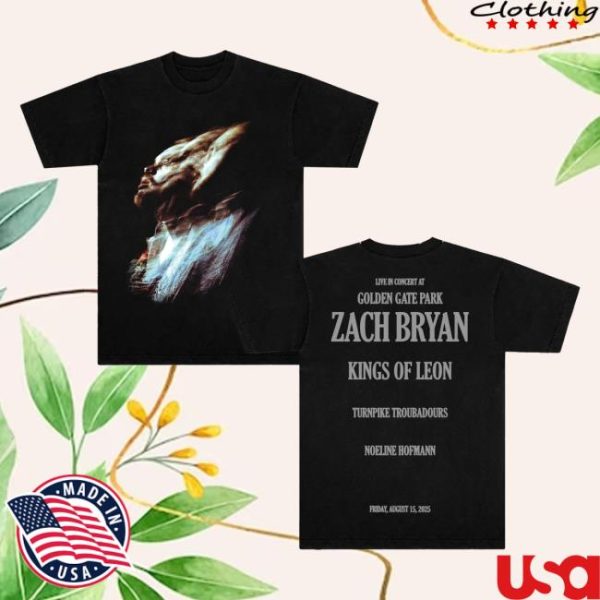 Zach Bryan Shop Store Merch Golden Gate Park Fade Tee