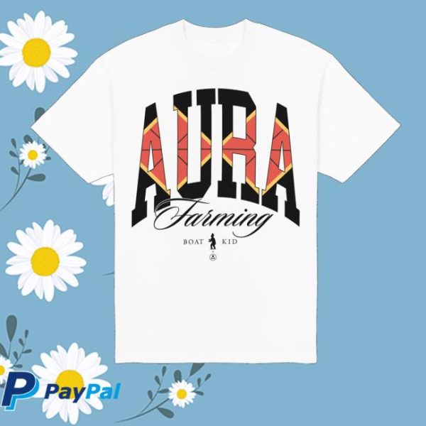 Merchlabs Merch Store Boat Kid Aura Farming Midweight Tee