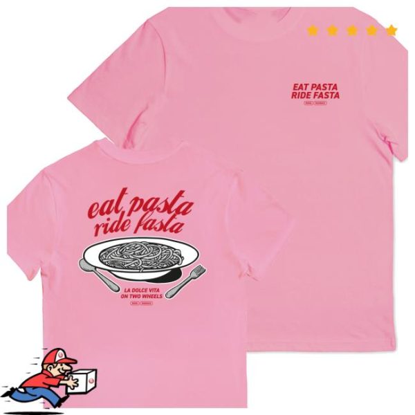 Bonk Cycling Club Store Merch La Dolce Vita Pink T-Shirt