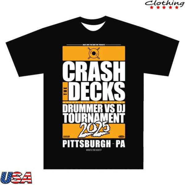 Crashthedecks Store Merch Crash The Decks 2025 Tournament T-Shirt