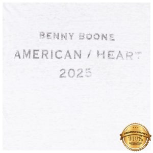 Benson Boone Store Shop Merch American Heart 2025 Distressed Tee