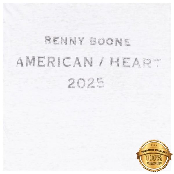 Benson Boone Store Shop Merch American Heart 2025 Distressed Tee