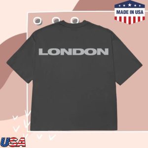 Billie Eilish Store Merch Dual Photo London Black T-Shirt