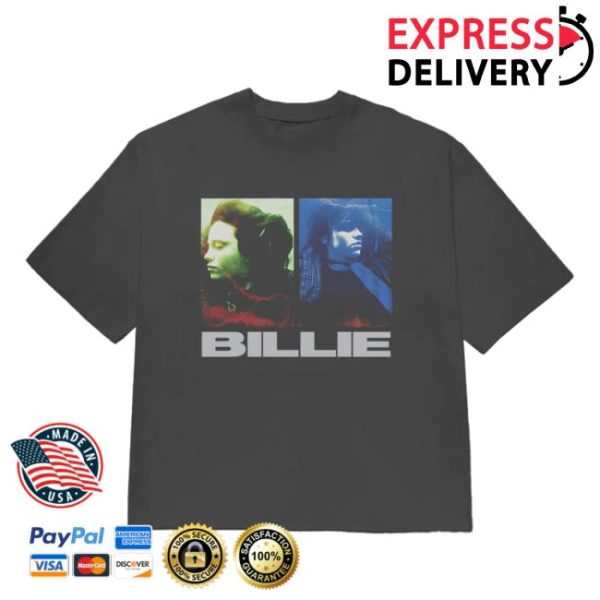 Billie Eilish Store Merch Dual Photo London Black T-Shirt