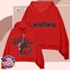 kenny billie eilish store merch bend london red hoodie wwd