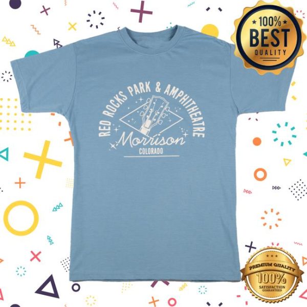 Redrocksonline Store Merch Red Rocks Guitar Stars T-Shirt