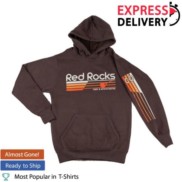 Redrocksonline Store Merch Red Rocks Vintage Fleece Hoodie