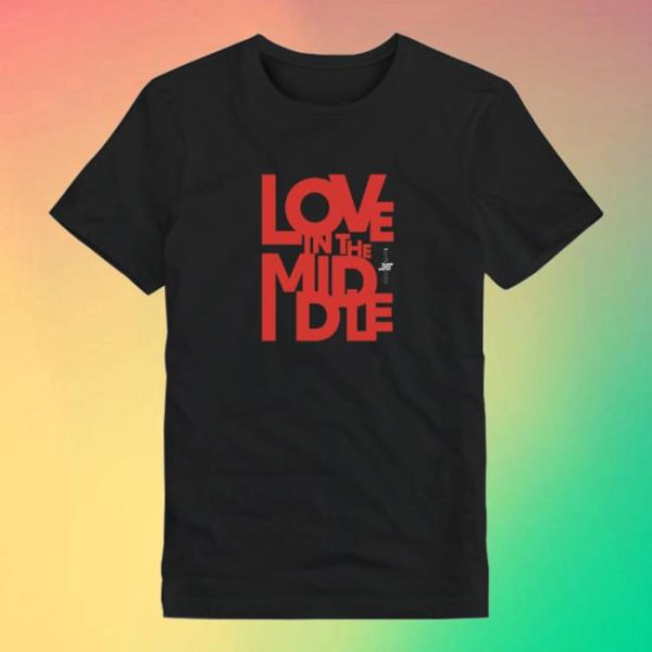 Kevin Ross Music Store Merch Love In The Middle Black T-Shirt