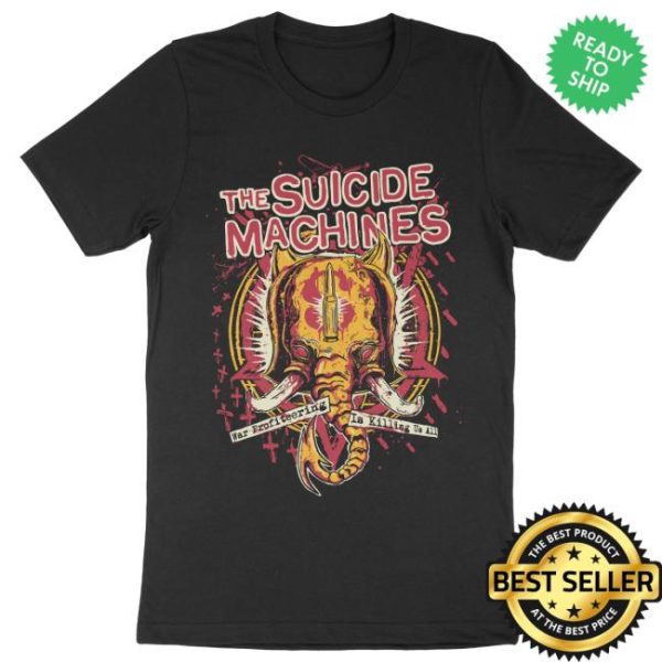 Suicide Machines Detroit Store Merch War Profiteering Is Killing Us All Tee