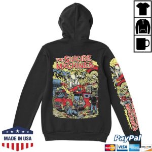Suicide Machines Detroit Store Merch Skate Zip-Up Hoodie