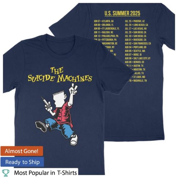 Suicide Machines Detroit Store Merch Ltj Rip Tour Tee