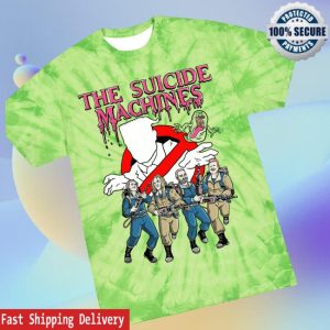 Suicide Machines Detroit Store Merch Ghostbusters Tie Dye Tee