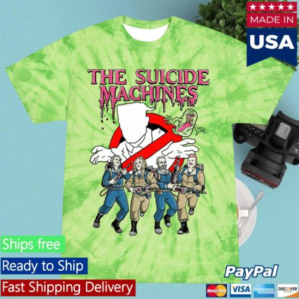 Suicide Machines Detroit Store Merch Ghostbusters Tie Dye Tee