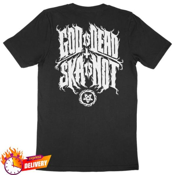 Suicide Machines Detroit Store Merch God Is Dead X Ska Is Not Tee