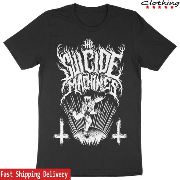 Suicide Machines Detroit Store Merch God Is Dead X Ska Is Not Tee