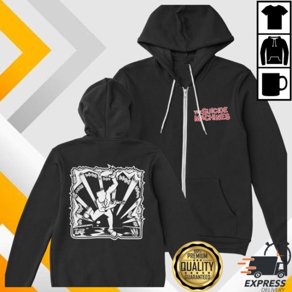 Suicide Machines Detroit Store Merch Destruction By Definition Zip-Up Hoodie
