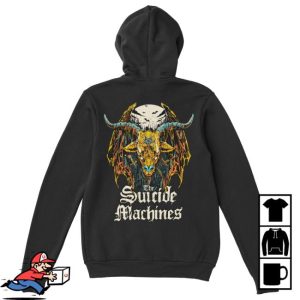 Suicide Machines Detroit Store Merch Baphomet Zip-Up Hoodie