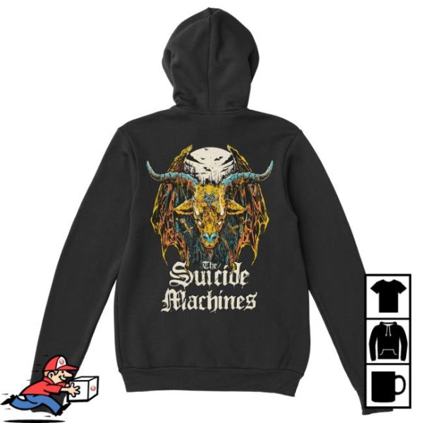 Suicide Machines Detroit Store Merch Baphomet Zip-Up Hoodie