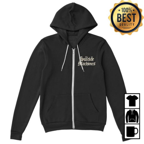 Suicide Machines Detroit Store Merch Baphomet Zip-Up Hoodie