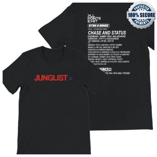 All Points East Festival Store Merch All Points East Chase And Status 2025 T-Shirt