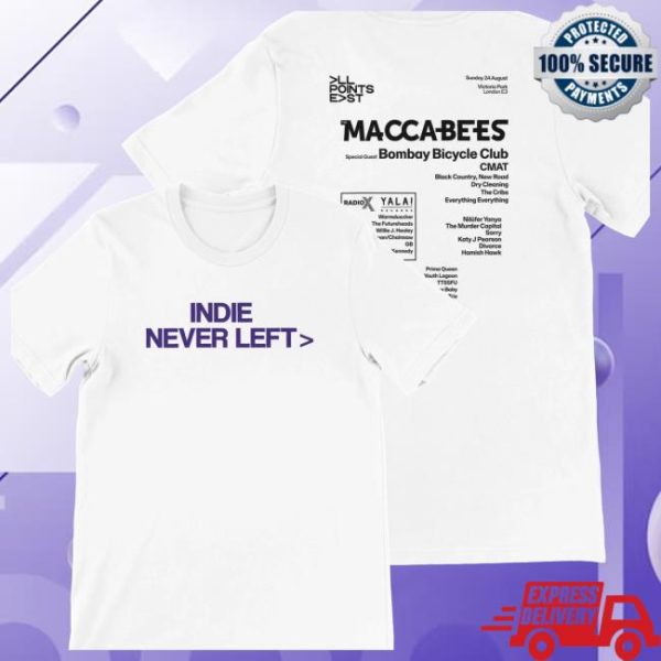 All Points East Festival Store Merch All Point East The Maccabees 2025 T-Shirt