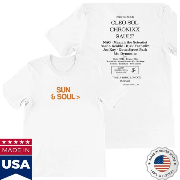 All Points East Festival Store Merch All Points East Cleo Sol 2025 T-Shirt