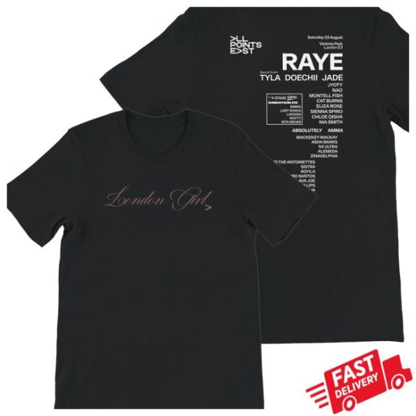 All Points East Festival Store Merch All Points East Raye 2025 T-Shirt