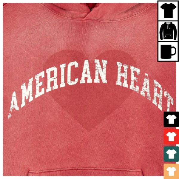 Benson Boone Merch Store Shop American Heart Red Hoodie
