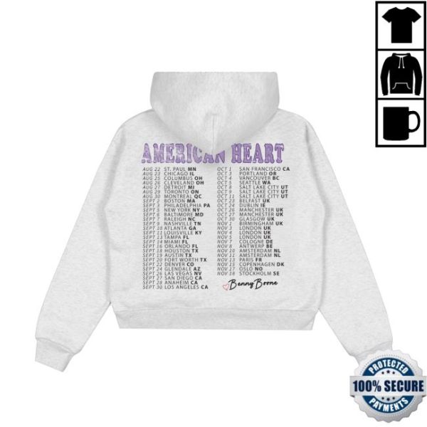 Benson Boone Merch Store Shop Ice Cream Zip Hoodie