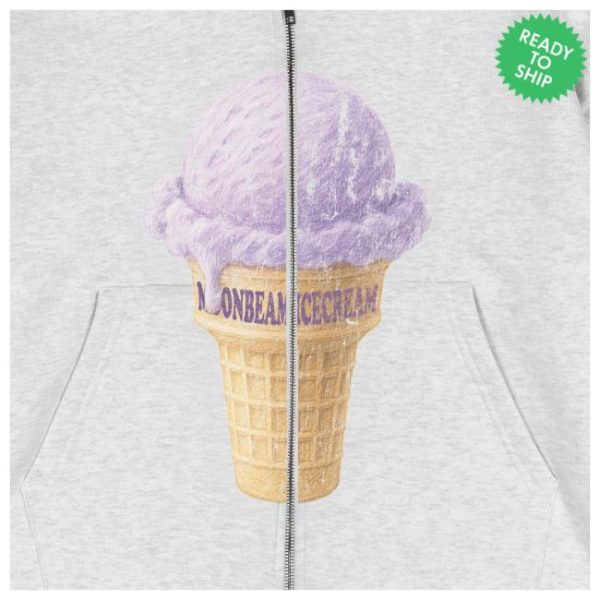 Benson Boone Merch Store Shop Ice Cream Zip Hoodie