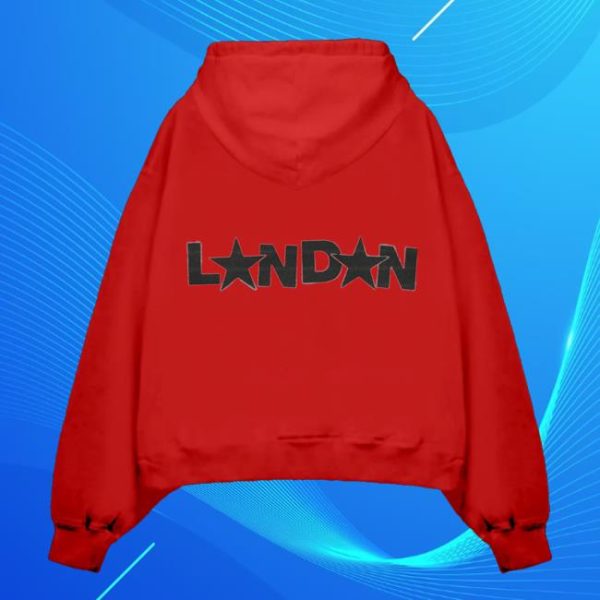 Billie Eilish Merch Store Shop Bend London Red Hoodie