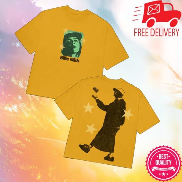 Billie Eilish Shop Merch Dice Yellow T-Shirt