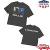 kenny Billie Eilish Shop Merch Dual Photo London Washed Black T Shirtx