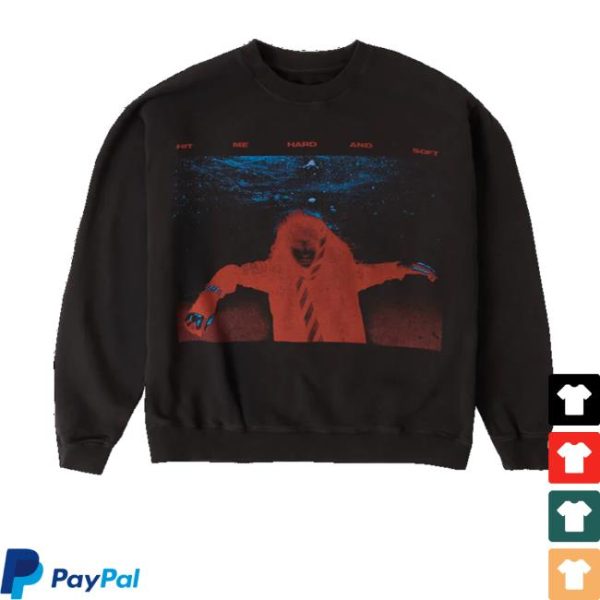 Billie Eilish Shop Merch Sinking Black Crewneck Sweatshirt