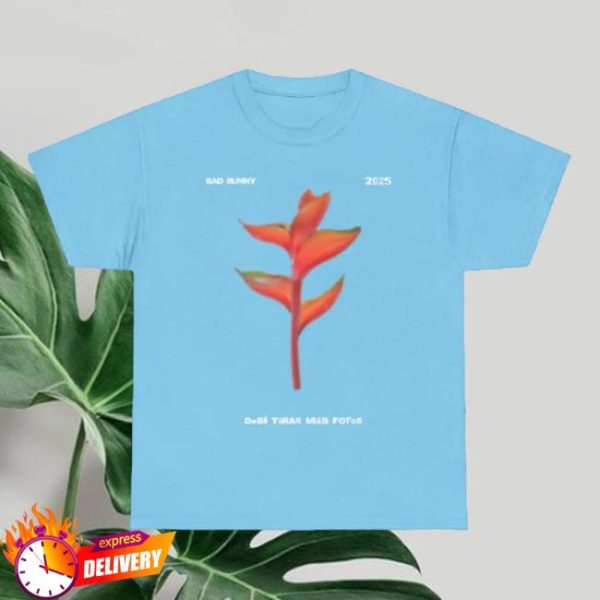 Bad Bunny Merchandise Store Merch Dtmf Merch Heliconia Tee
