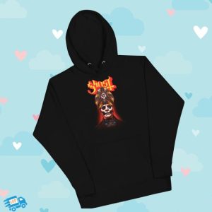 Apocalypse Vinyl Store Merch Ghost Red Glow Hoodie